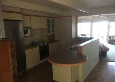before skylight in kitchen